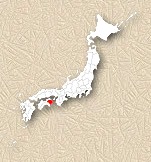 Location of Tokushima Prefecture in Japan