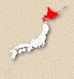 Location of Hokkaido Prefecture in Japan